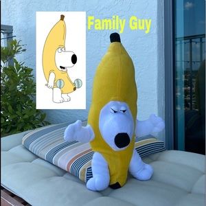 🔥 Family Guy Brian dress as a banana 🍌